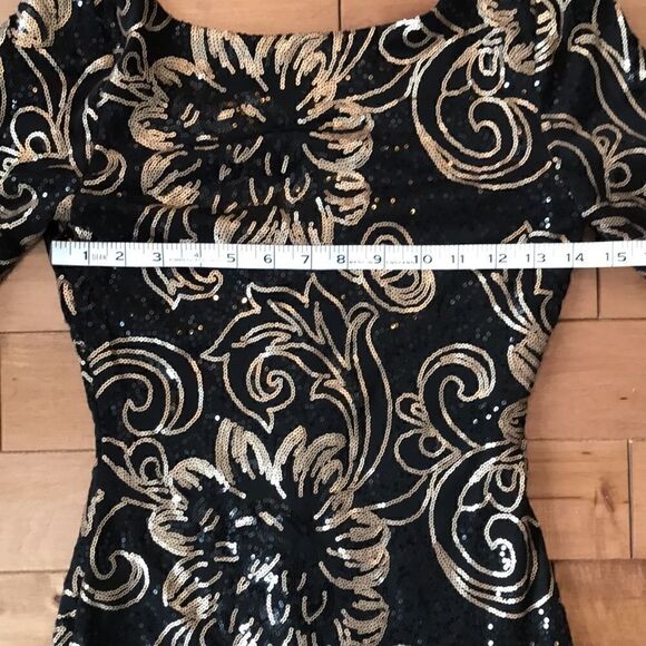 Le Château floral sequins dress - Picture 5 of 8